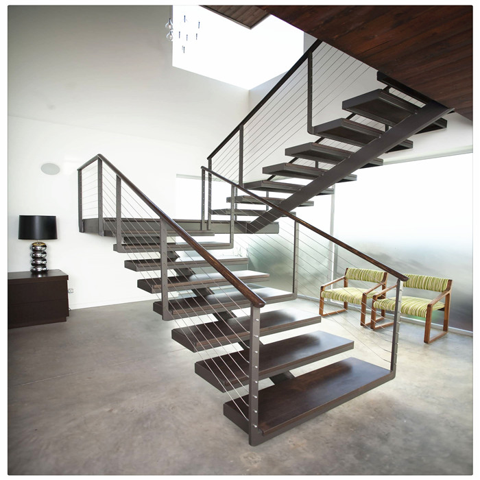 residential indoor steel stairs