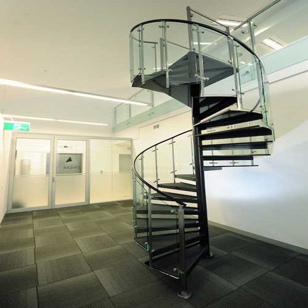 Hot selling interior spiral staircase with tread