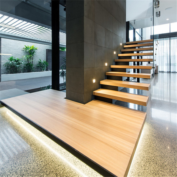 Floating Straight Stairs Customized Interior designs 