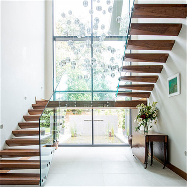  Floating Straight Stairs Customized Interior Staircase designs