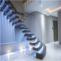 Design Modern Wood Floating Staircase for villa - 副本