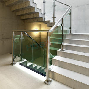 Most Purchased Railing Design Balcony Stainless Steel Glass Railing - 副本