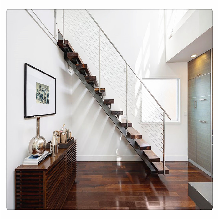 simple design for iron stairs railing