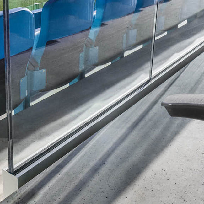 U channel for frameless glass balustrade PR-U010