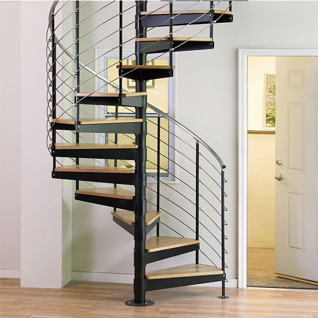 Australian style high quality fashion glass-wood staircase