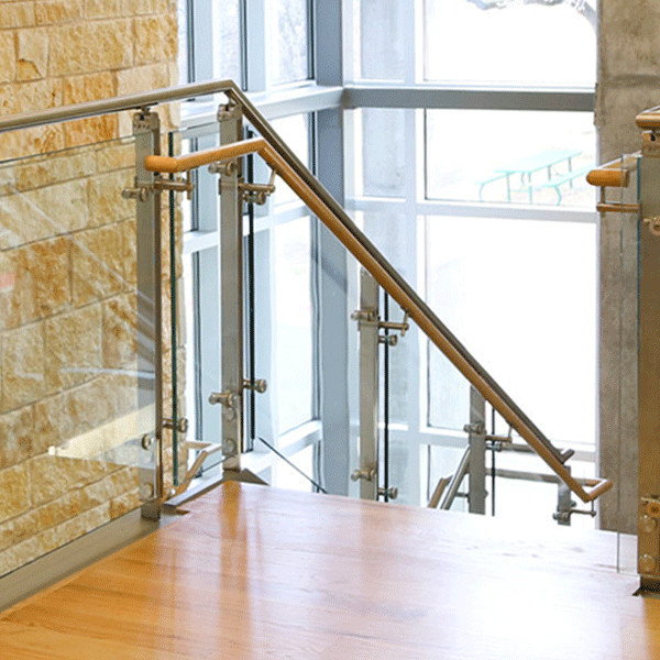 Floor mounted glass railing price