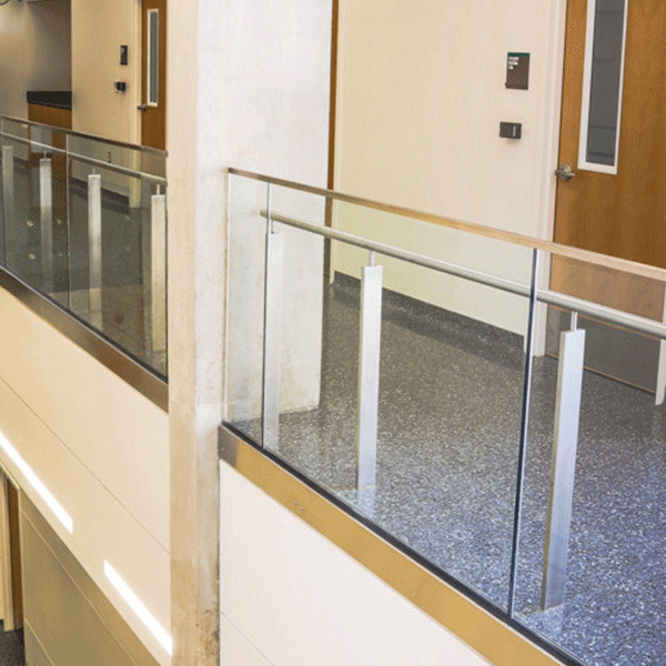 best price newly glass railing design for home