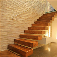 Popular Design Modern Wood Floating Staircase Cantilevered Stairs