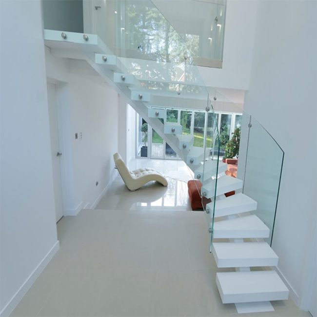 Glass railing designs curved staircase cost