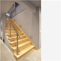 Interior cable railing systems for stairs stainless steel handrails