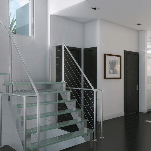 Inside stair Modern house residential aluminium stairs