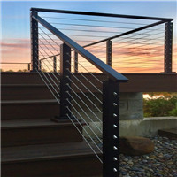 Carbon steel cable railing high quality wire balustrade