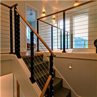 Outdoor stainless steel cable wire railing for balcony