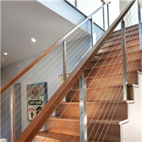 Stainless steel staircase balustrade cable railing price