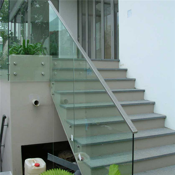 Frameless Glass Railing Systems tempered glass balustrade-JJ77