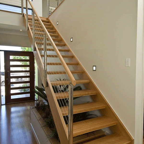 Marble staircase like black tempered glass home stair lift