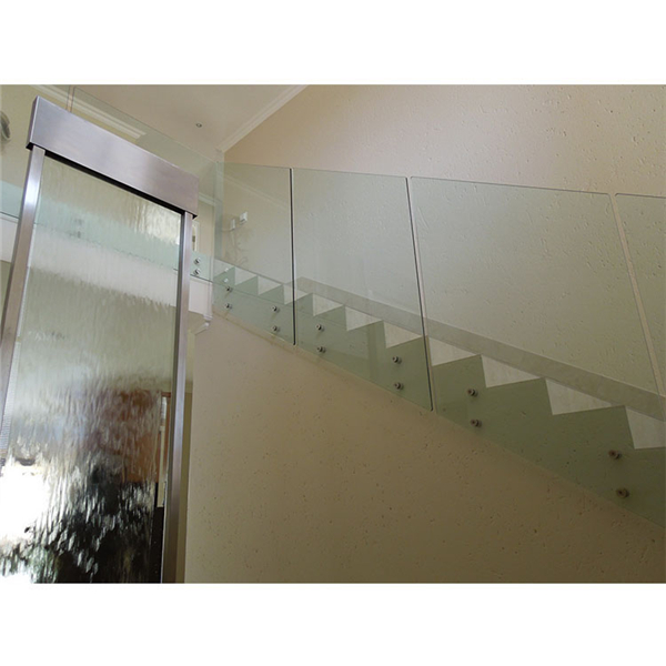 316 stainless steel glass standoff stairs balustrade-JJ85