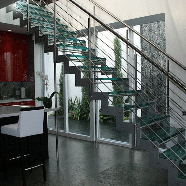 Toughened, Interior staircase led stairs