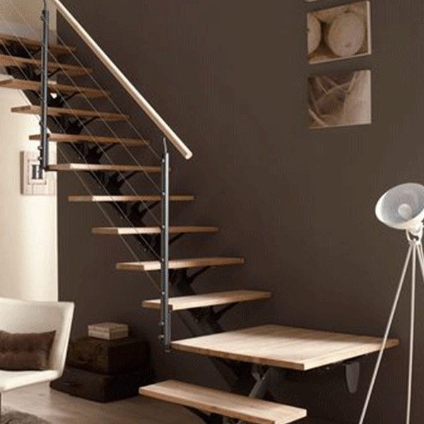 Best price decorative design indoor iron stairs