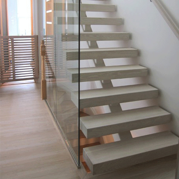 Modern Style High Quality Indoor Glass-Wood stair treads carpet