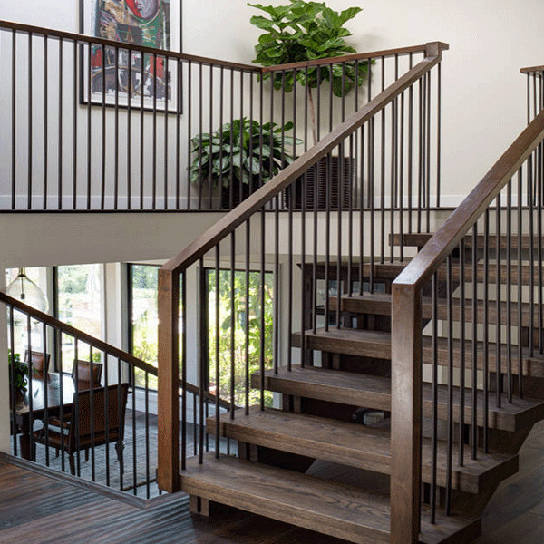 aluminum stair stringers/modern metal stairs