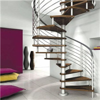 Modern Indoor Stair Rod Railing Design Spiral Staircase