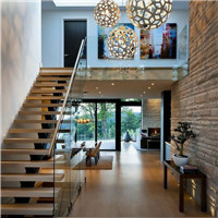 customized design straight staircase c08