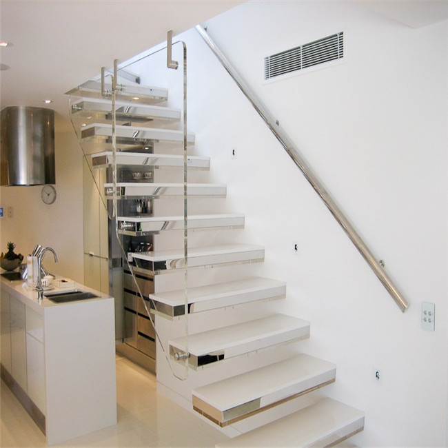 high quality Modern hot-sale wrought iron straight staircase