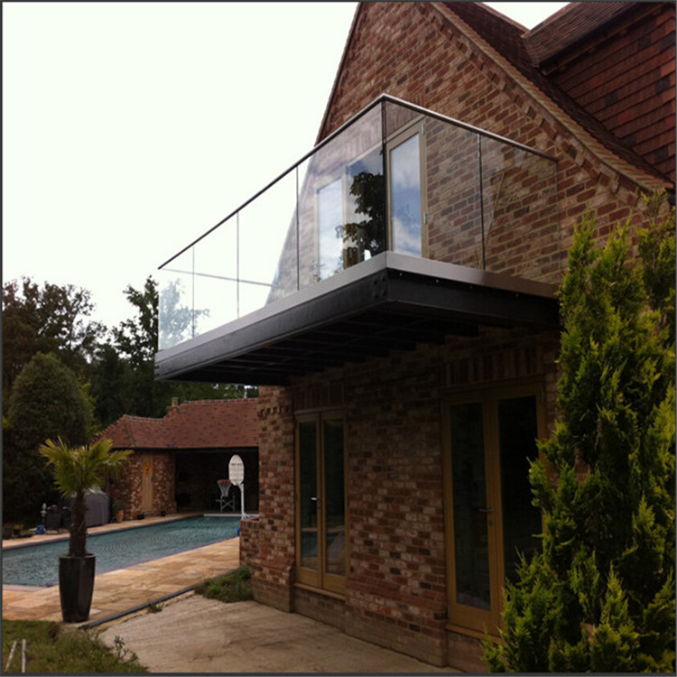 U channel glass railing balustrades PR-U091