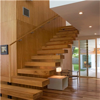 High quality Interior glass floating staircase