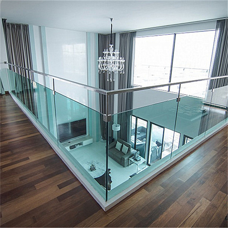 Frameless 12mm tempered glass railing PR-U114