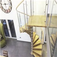 Bespoke stainless steel spiral staircase