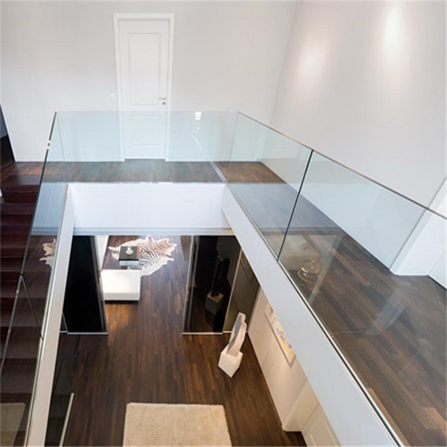 Frameless 12mm tempered glass railing PR-U134