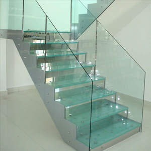 Safety Laminated Glass Staircase Glass Stairs