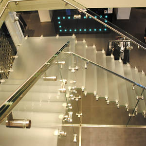 Modern Style Straight Stainless Steel straight stair 