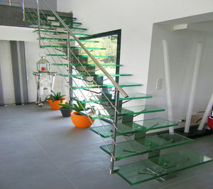 Australian Fashion Interior Stairs Single beam staircase