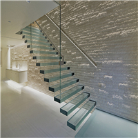 Modern Style Glass floating Staircase