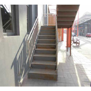 high stainless steel round stairs outdoor residential steel stairs