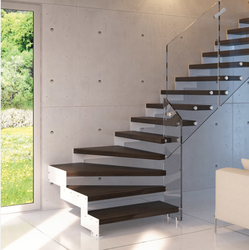  Staircase with Glass Railing 