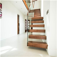 Best price small staircase interior crystal floating staircase 