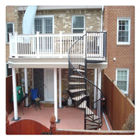 Home Used Stainless Steel Glass Spiral Staircase