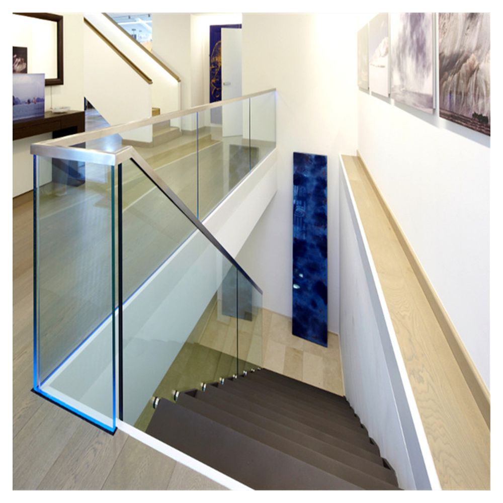 PRIMA high quality modern u channel glass railing