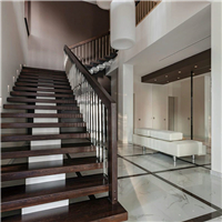 customized price Modern style Glass floating Staircase