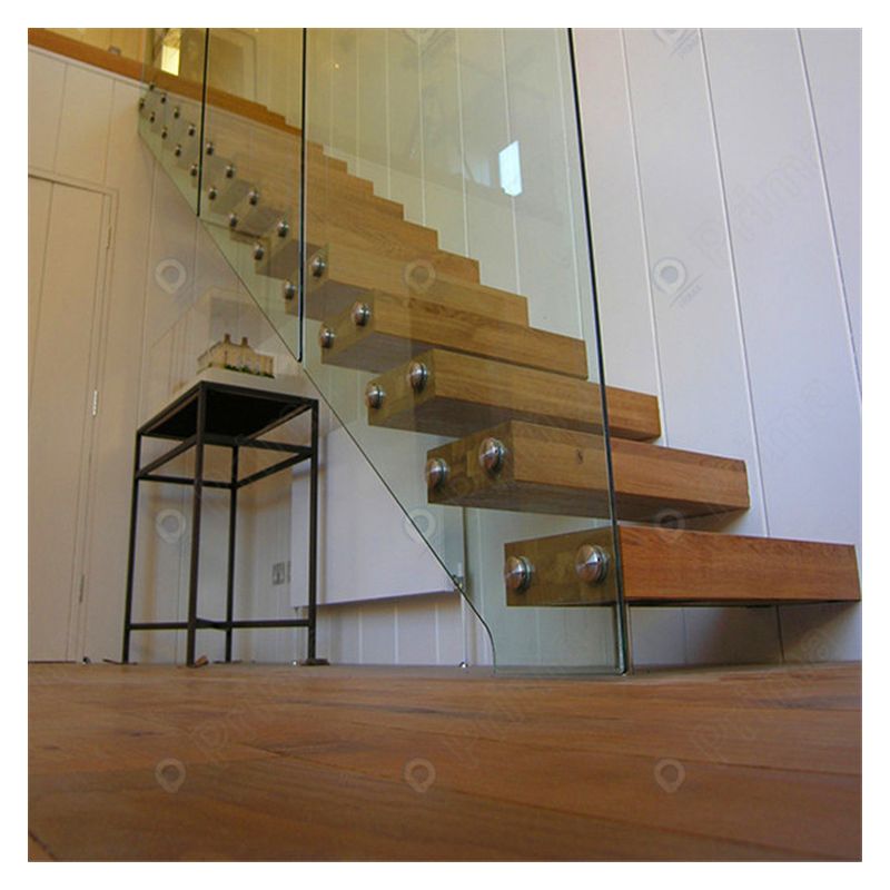 Prima modern straight floating staircase